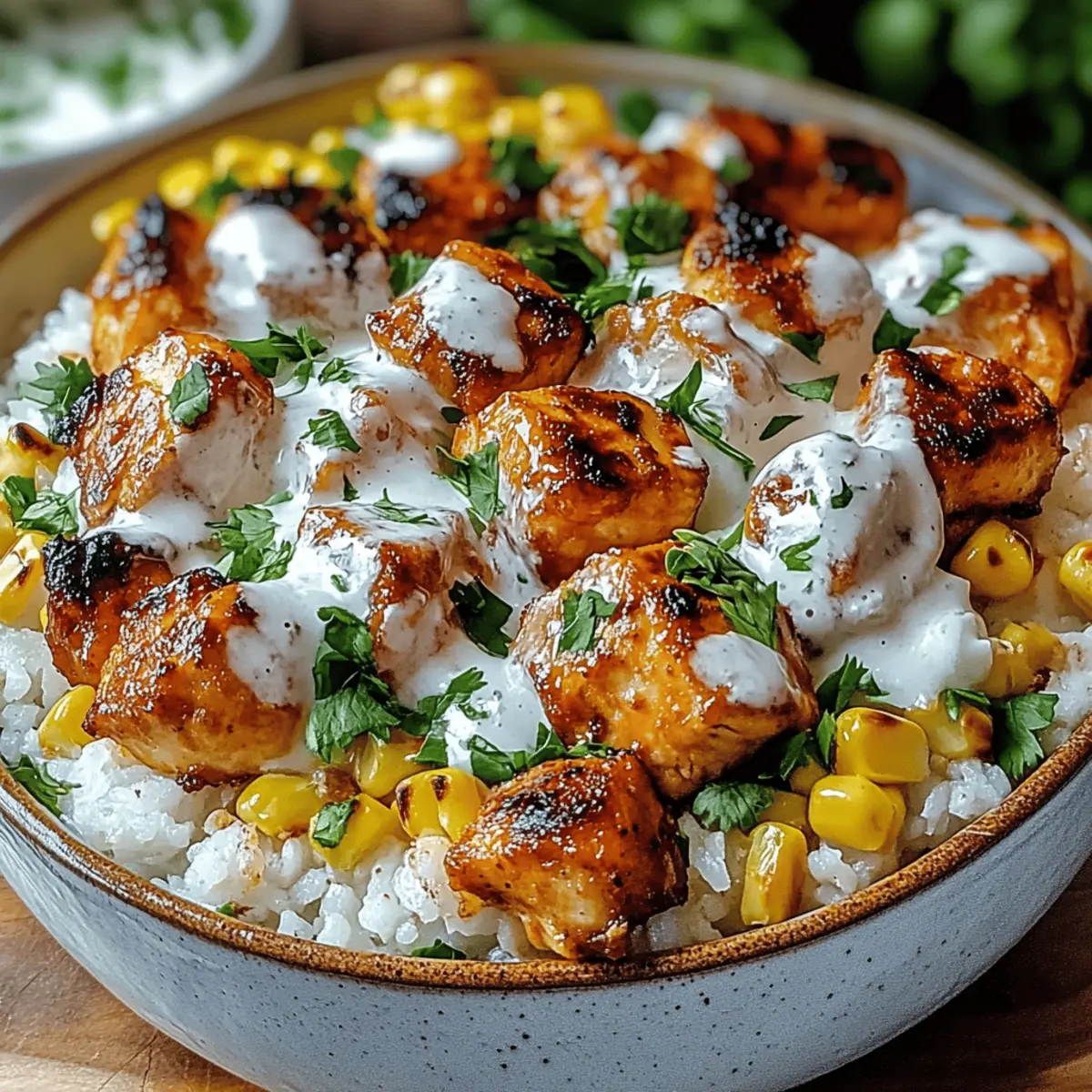 Street Corn Chicken Rice Bowl lj0w9s