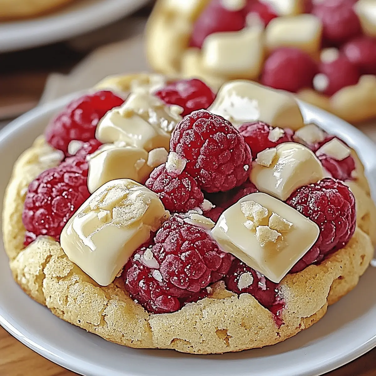 White Chocolate Raspberry Cookies