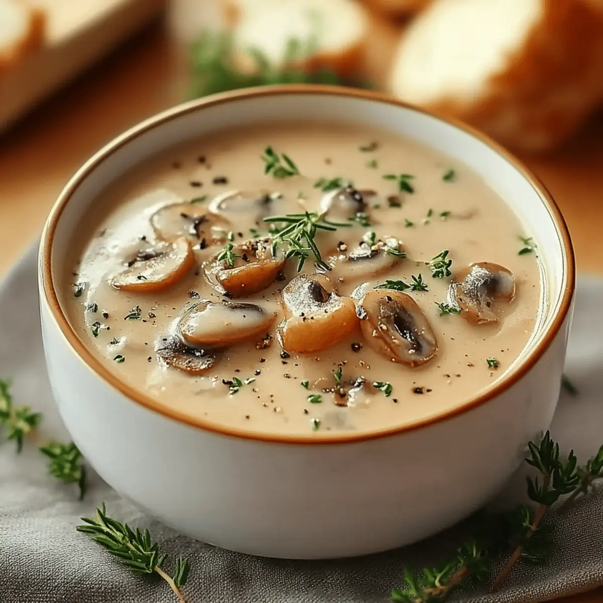 Indulge in the Best Creamy Mushroom Soup Ever 4 Creamy Mushroom Soup