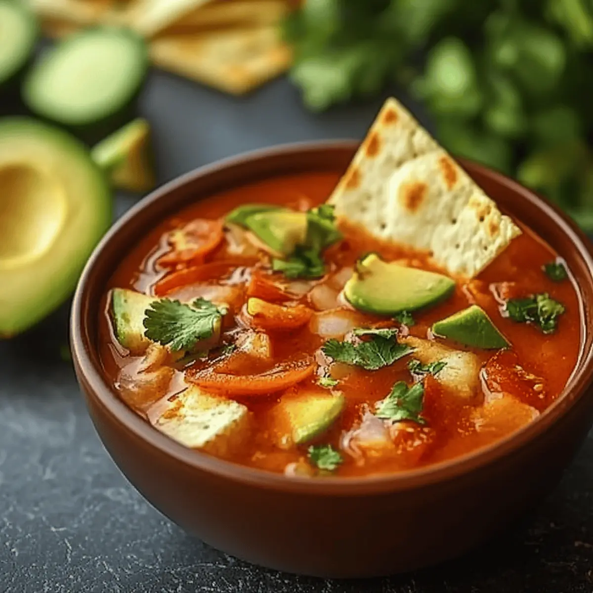 Delicious Chicken Tortilla Soup Ready in Just 40 Minutes 4 Chicken Tortilla Soup