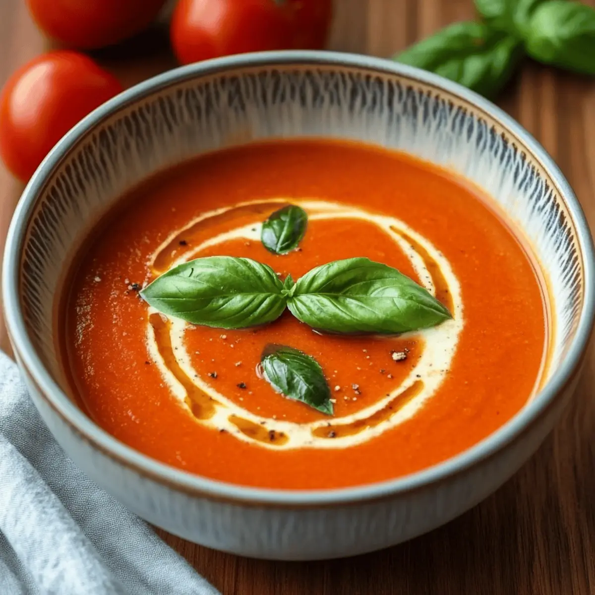 Indulgent Creamy Tomato Basil Soup for Cozy Nights 4 Creamy Tomato Basil Soup