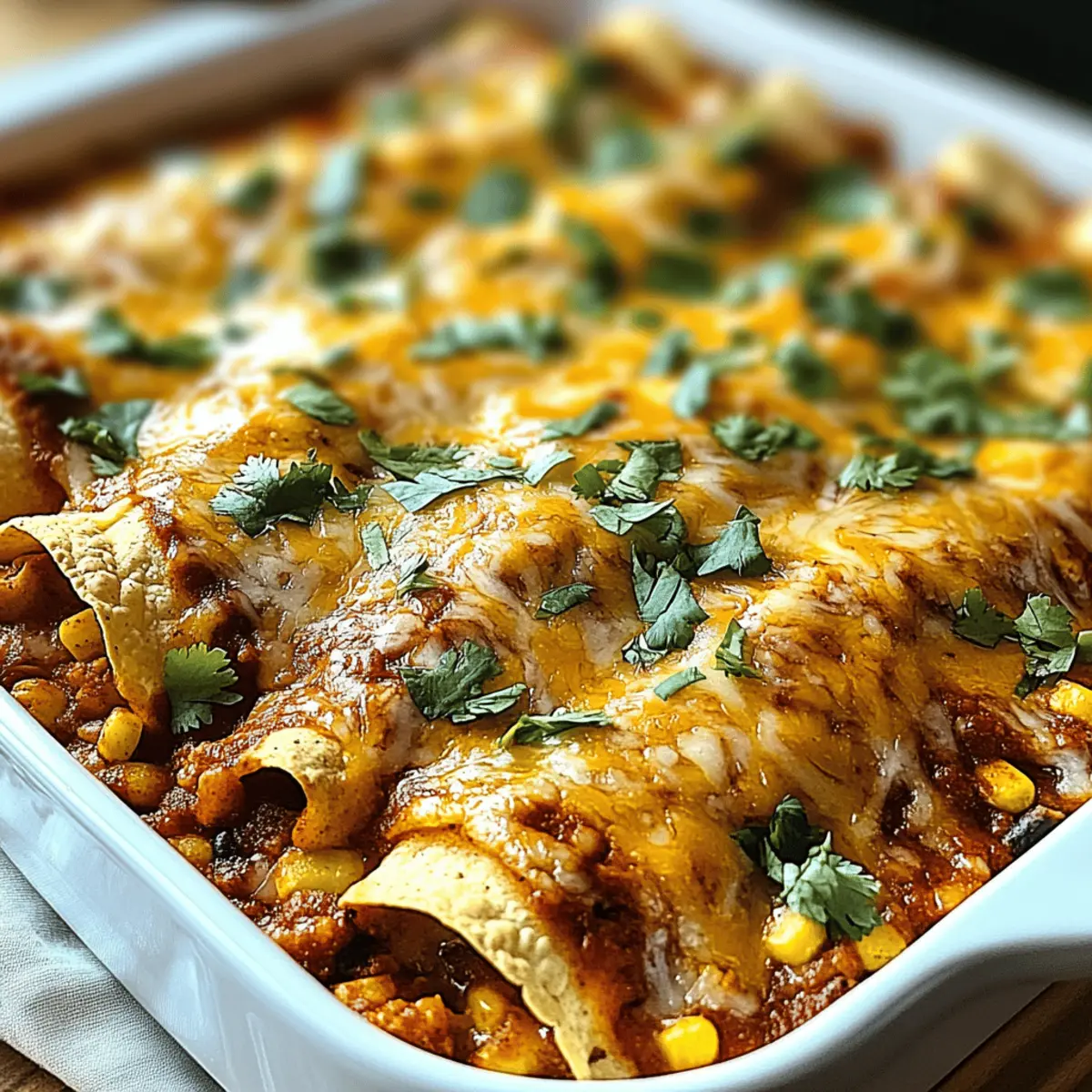 Tortilla Chip Enchiladas