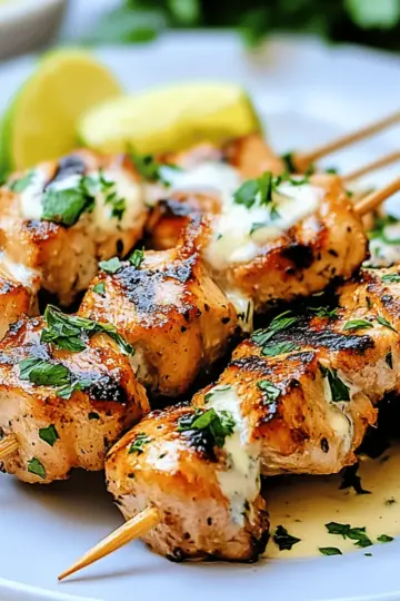 Ginger Chicken Skewers