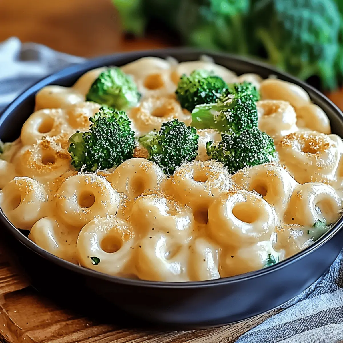 Creamy Mac n Cheese with Broccoli