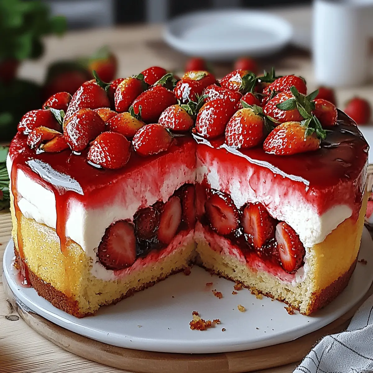 Indulgent Strawberry Cake That’s Oh-So-Easy to Make 4 Strawberry Cake