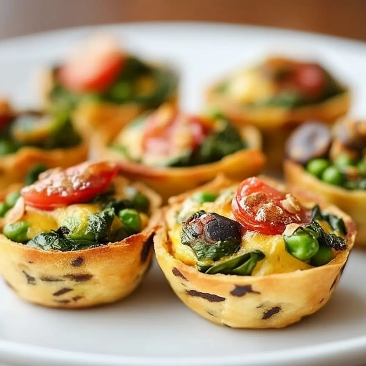 Baked Spinach Artichoke Bites