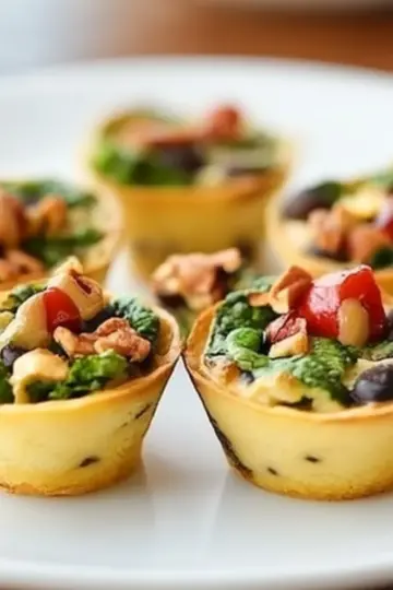 Baked Spinach Artichoke Bites