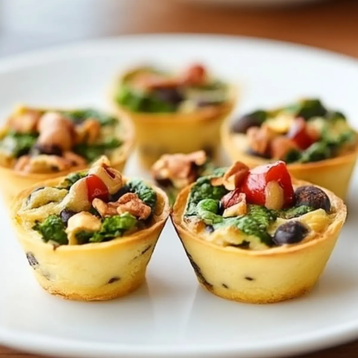 Baked Spinach Artichoke Bites