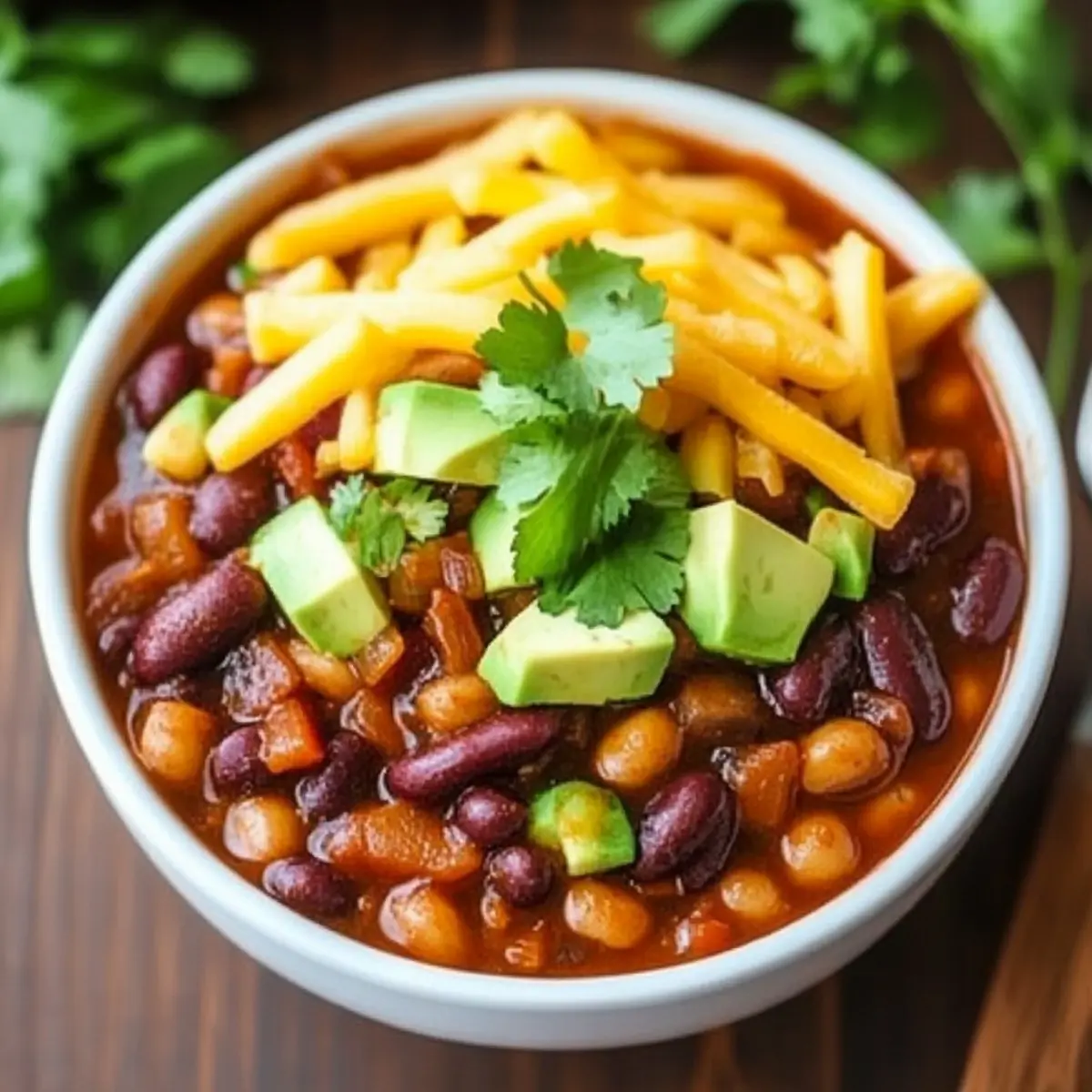Black Bean Chili Bowl
