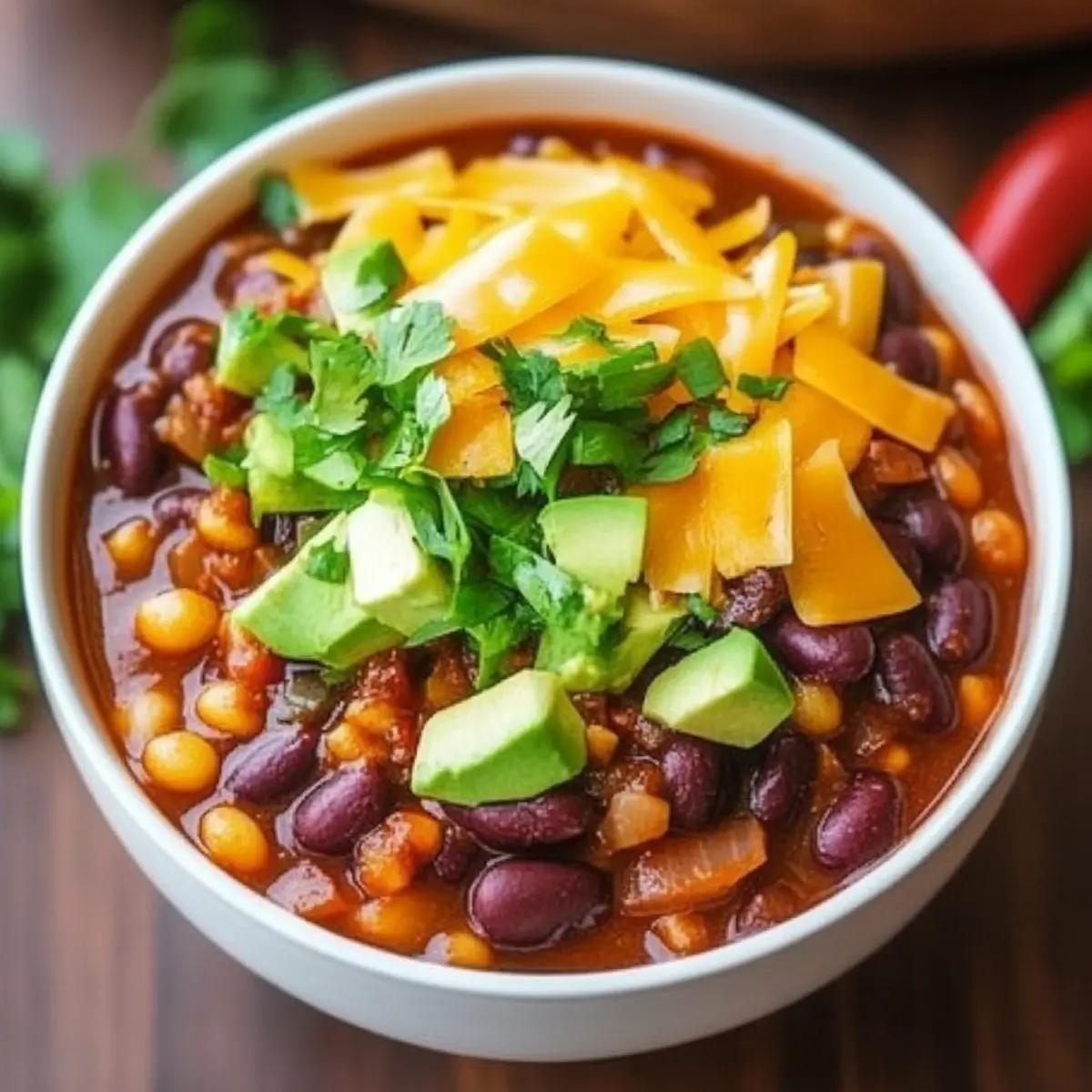 Black Bean Chili Bowl