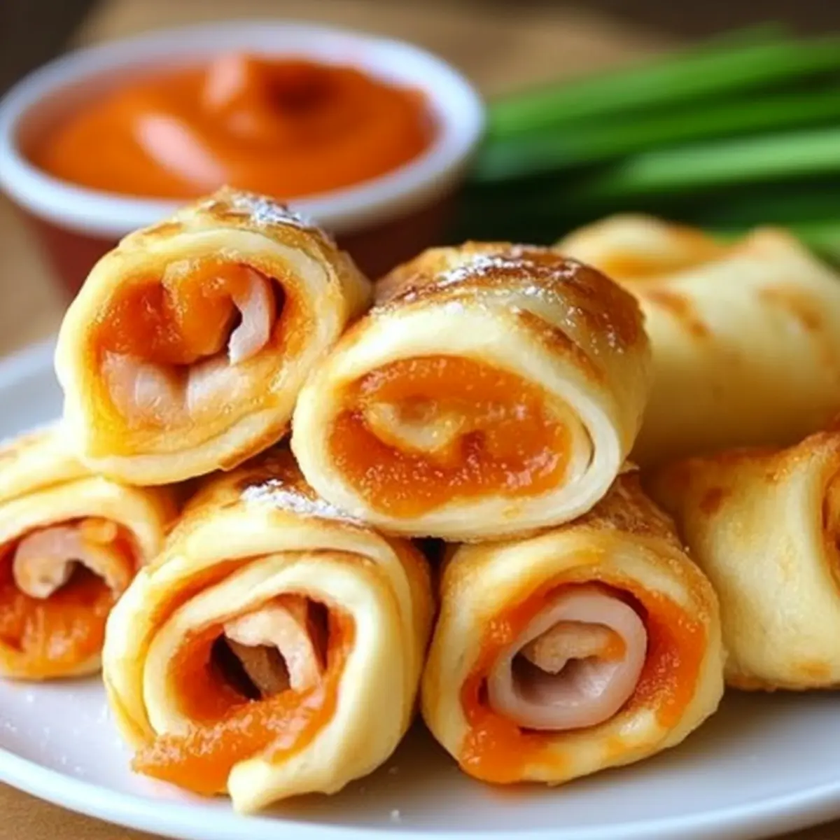 Buffalo Chicken Pinwheels