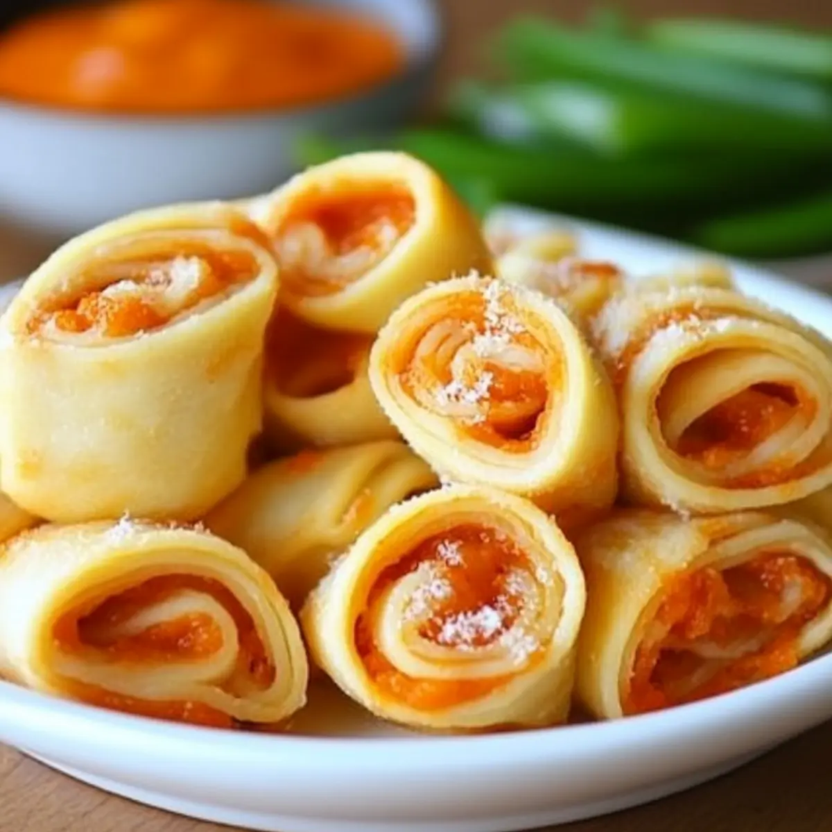 Buffalo Chicken Pinwheels