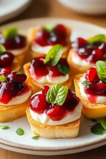 Cranberry Glazed Turkey Bites