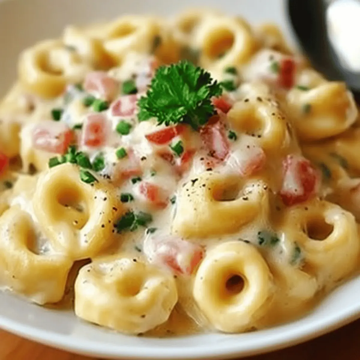 Creamy Tortellini Carbonara
