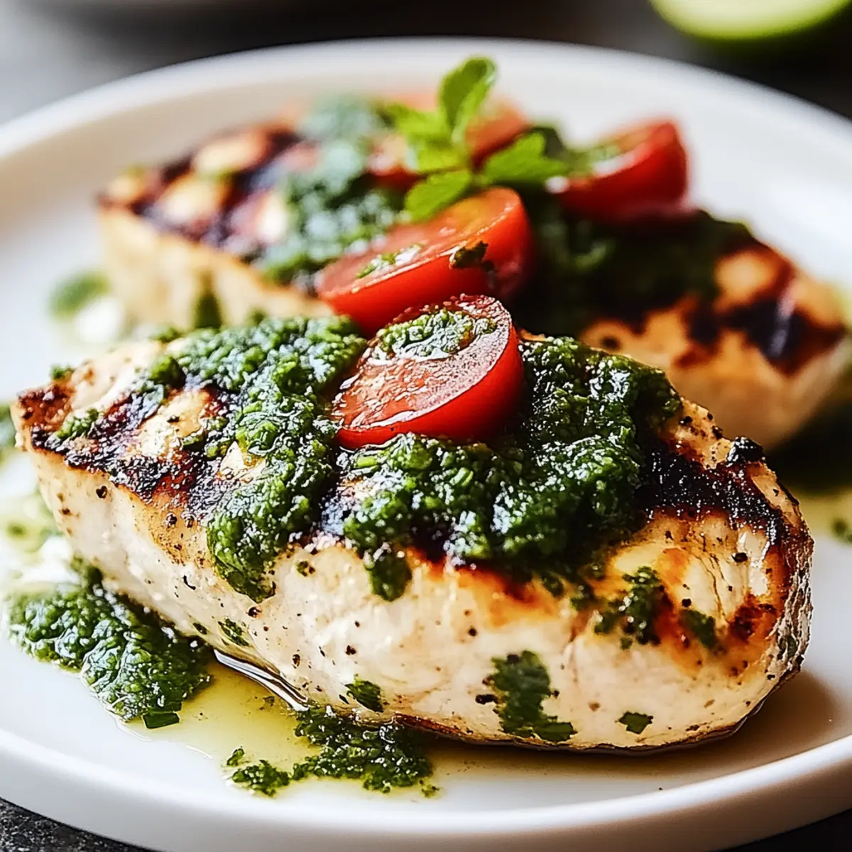 Grilled Chicken with Chimichurri Sauce