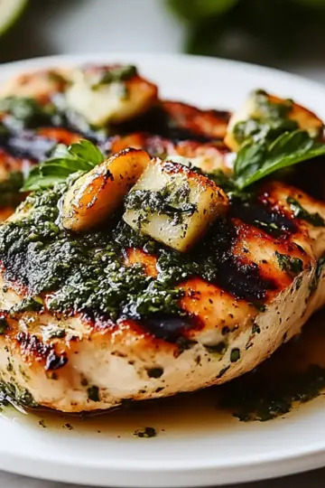 Juicy Grilled Chicken with Chimichurri Sauce Delight 9 Grilled Chicken with Chimichurri Sauce