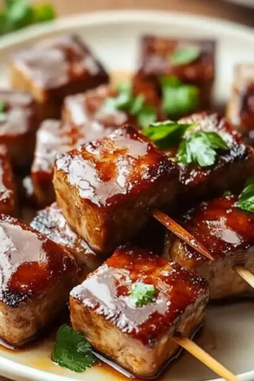 Maple-Glazed Beef Skewers