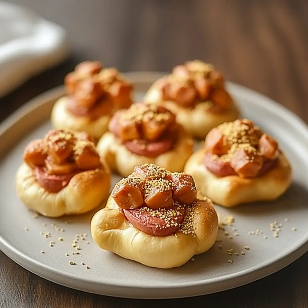 Mini Lamb Puff Pastries