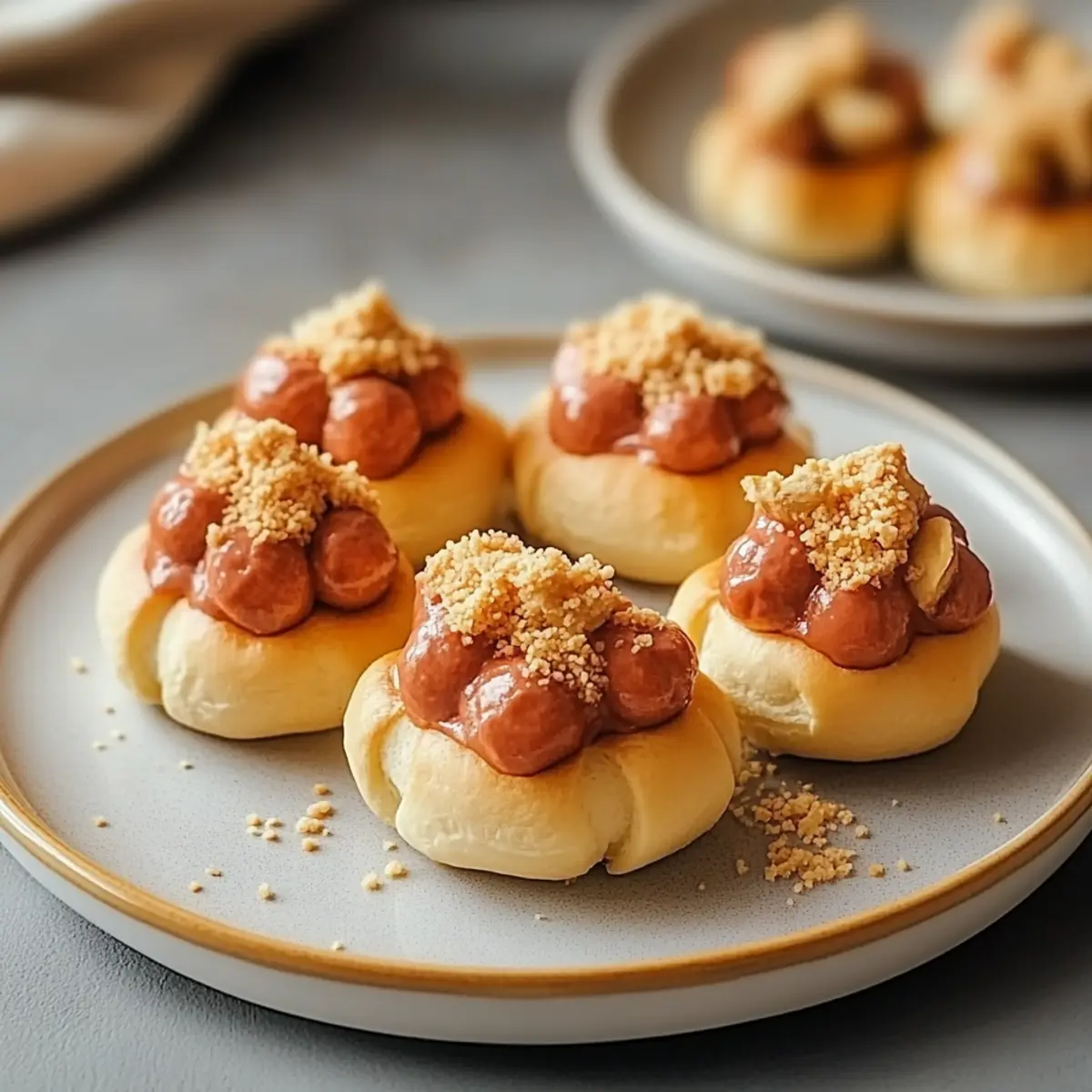 Mini Lamb Puff Pastries