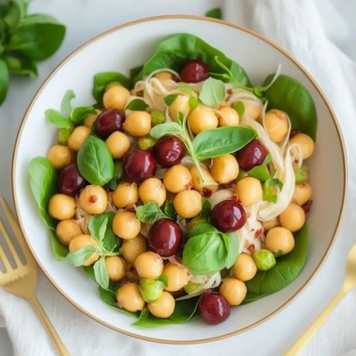 Roasted Chickpea Salad