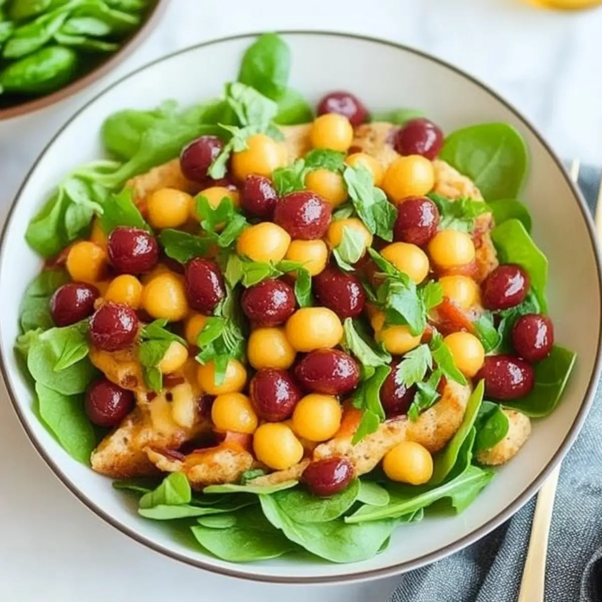 Roasted Chickpea Salad
