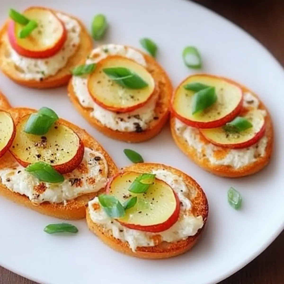Spiced Apple Brie Crostini