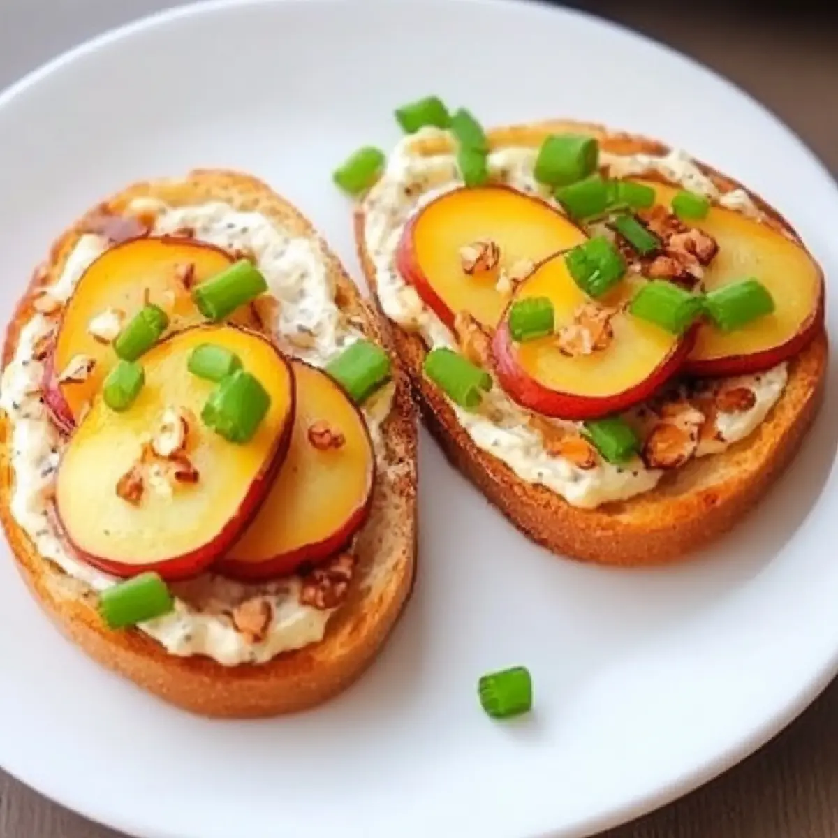 Spiced Apple Brie Crostini