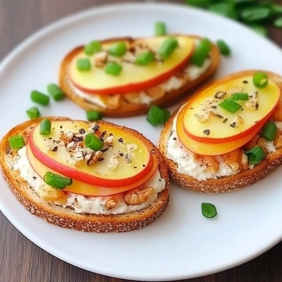 Spiced Apple Brie Crostini