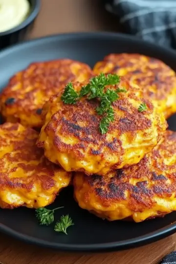 Spiced Sweet Potato Fritters