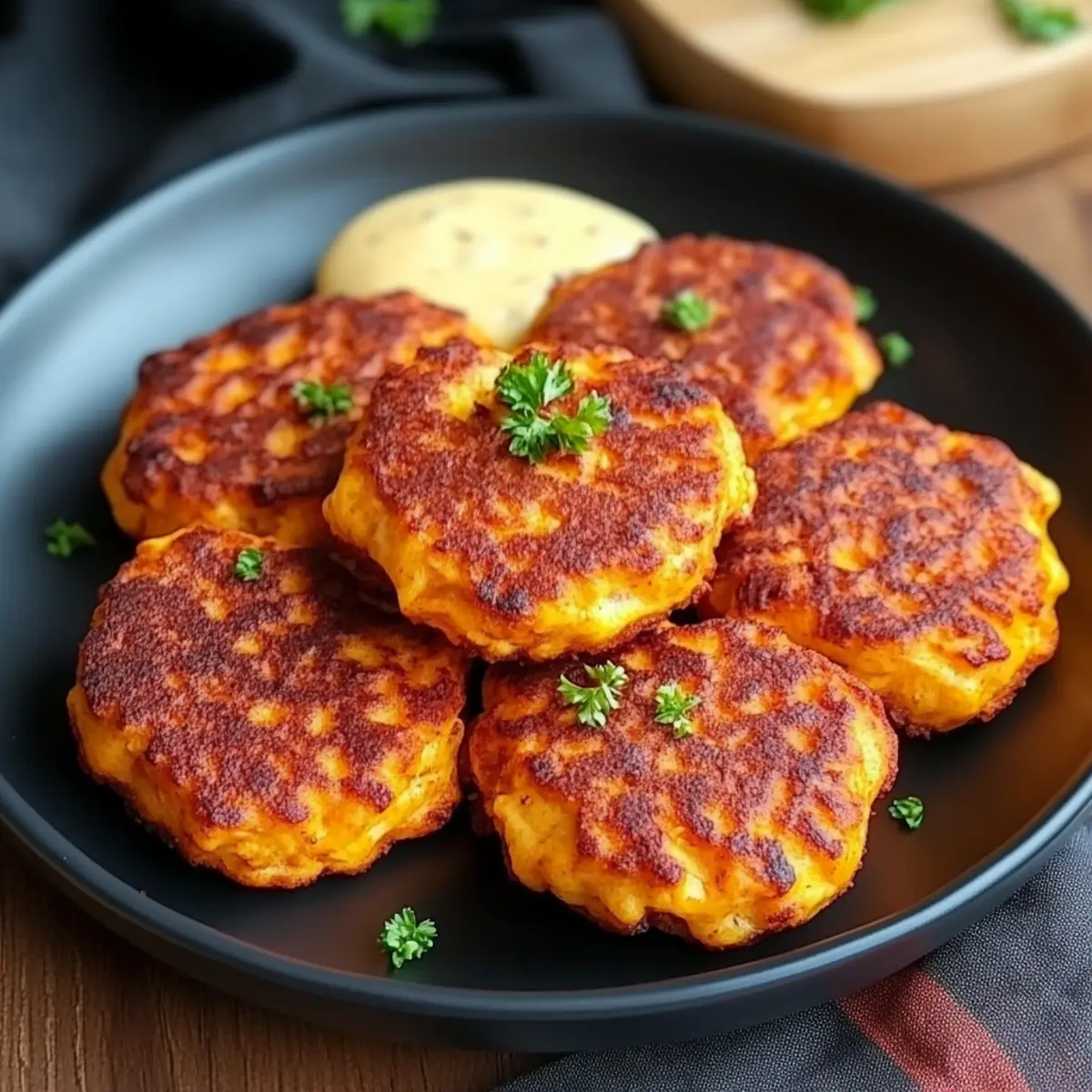 Spiced Sweet Potato Fritters