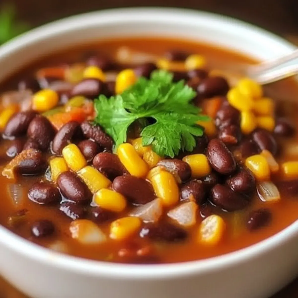 Spicy Black Bean Soup