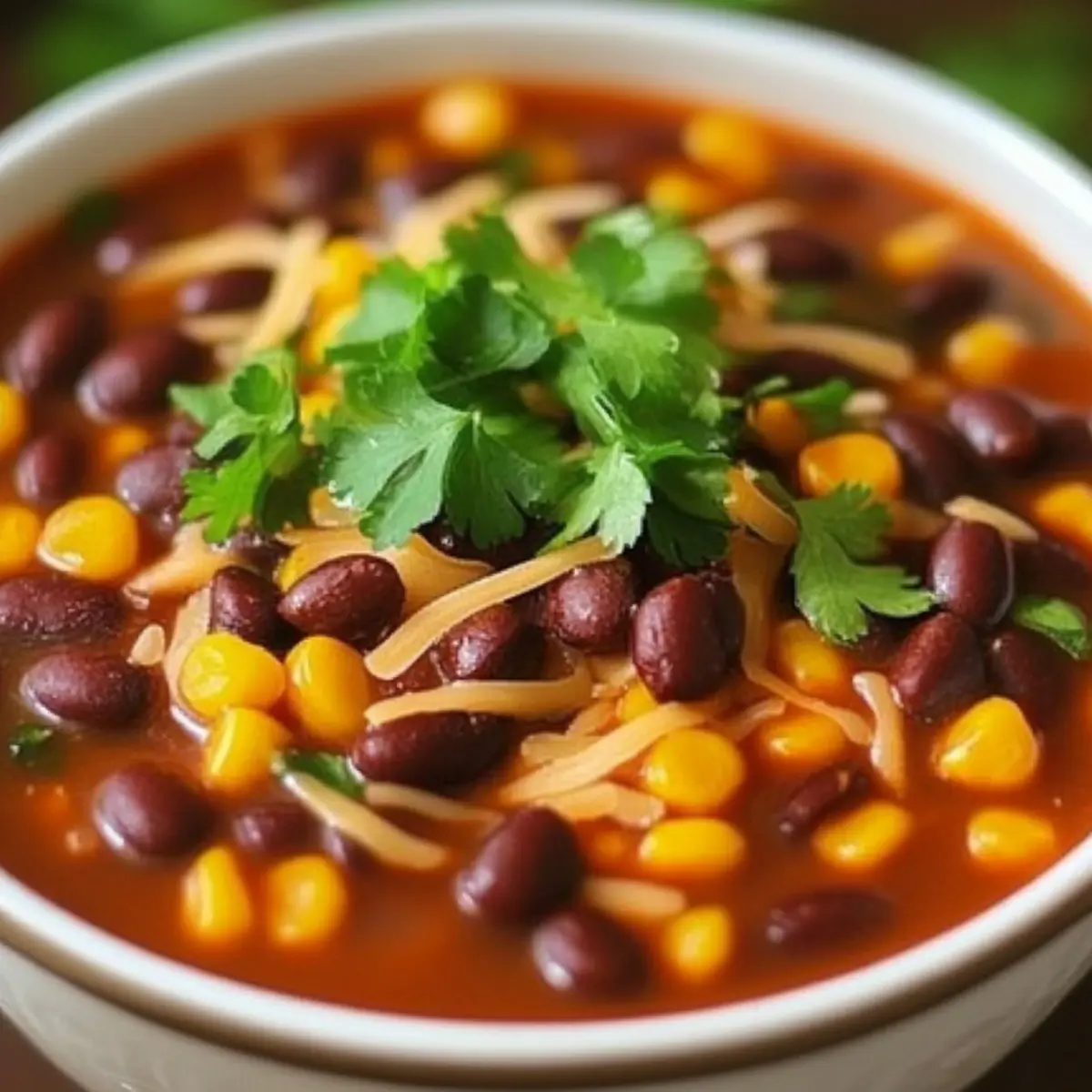 Spicy Black Bean Soup