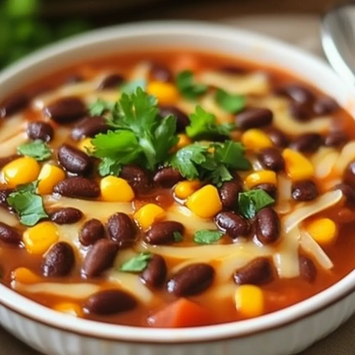 Spicy Black Bean Soup