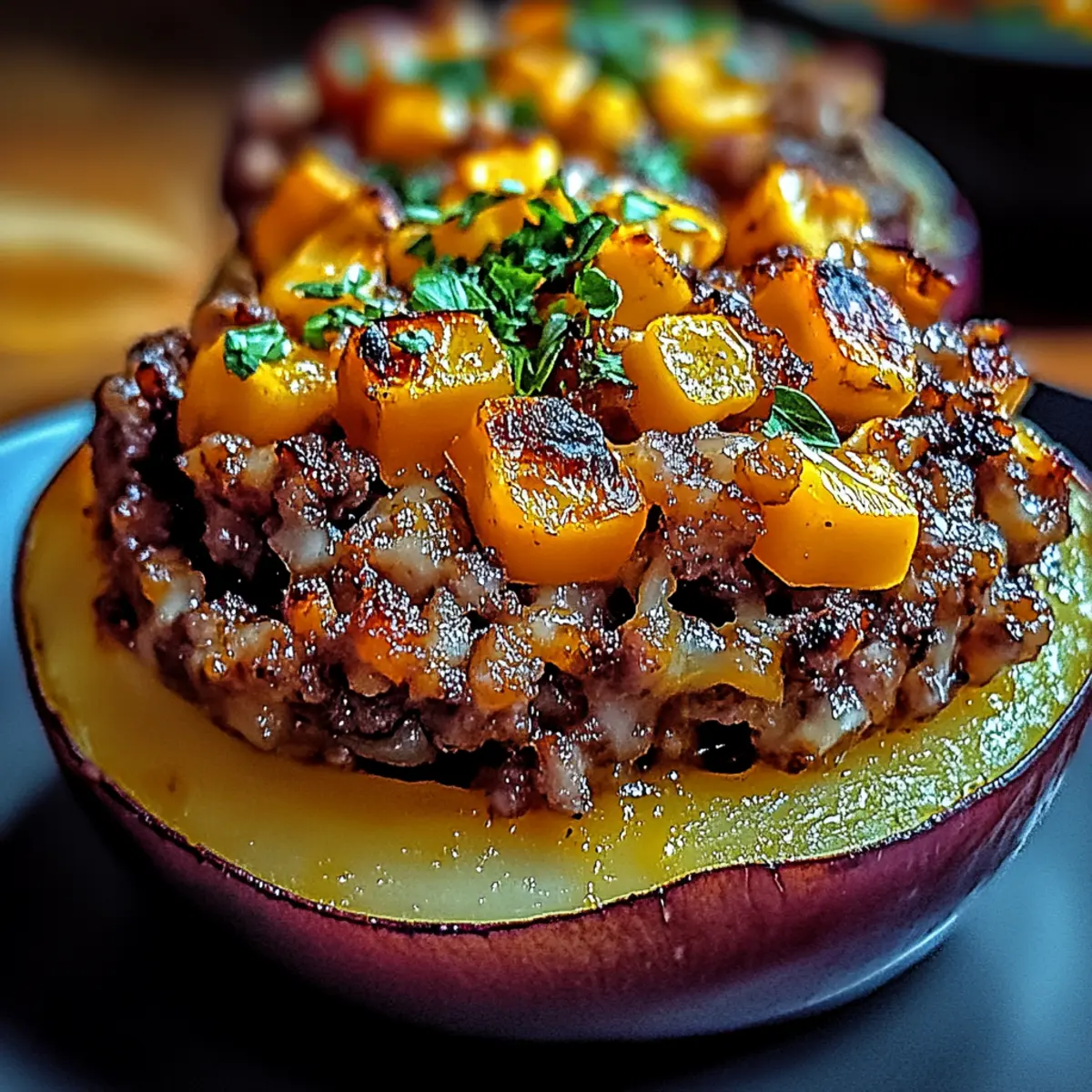 Stuffed Baked Acorn Squash
