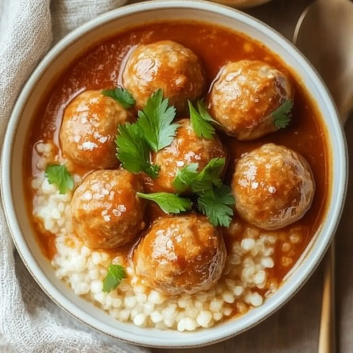 Sweet Chili Turkey Meatballs