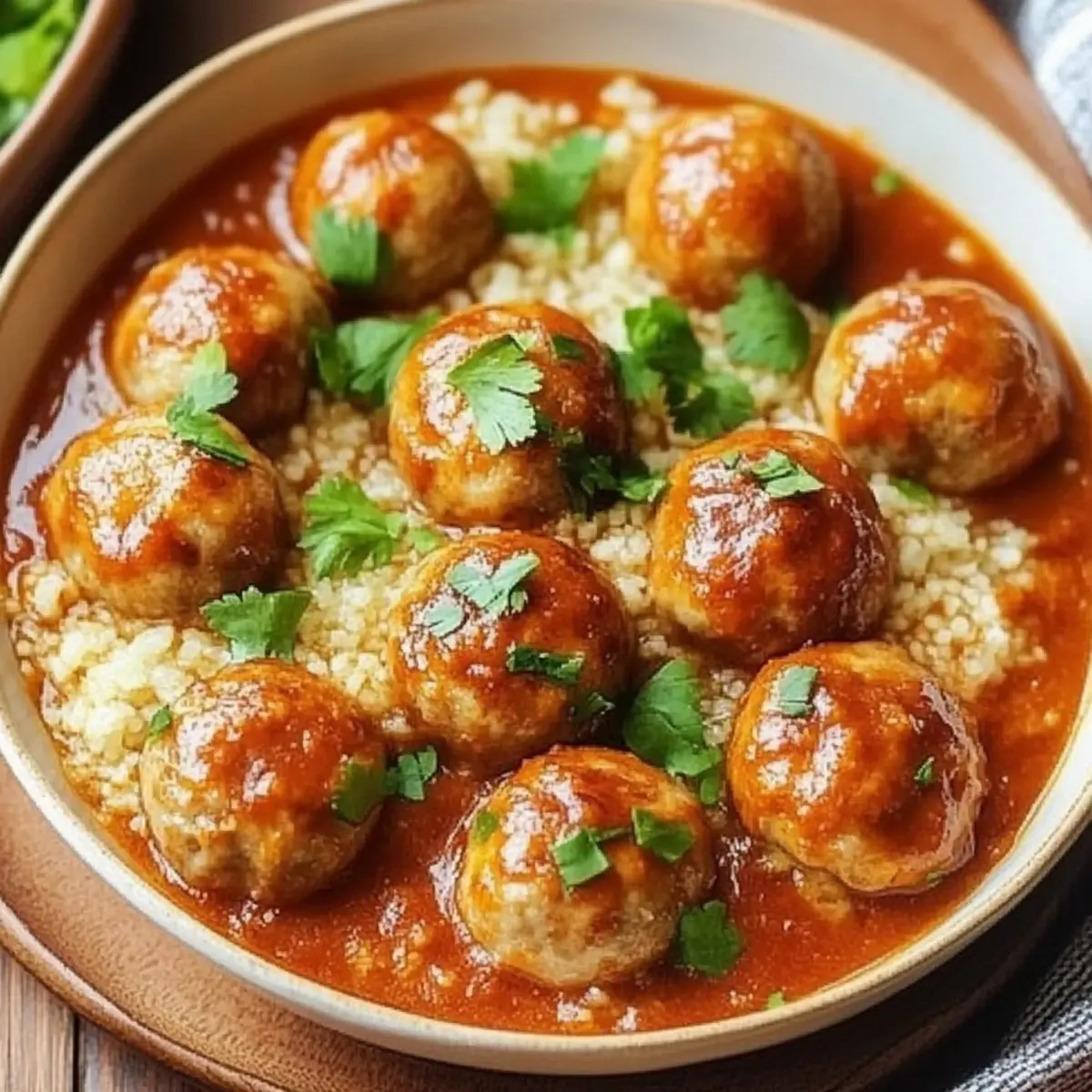 Sweet Chili Turkey Meatballs