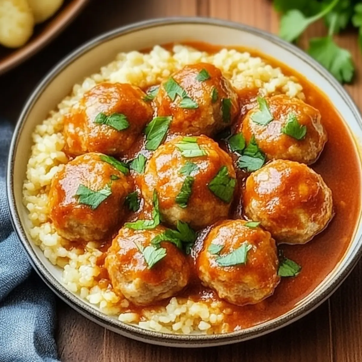 Sweet Chili Turkey Meatballs
