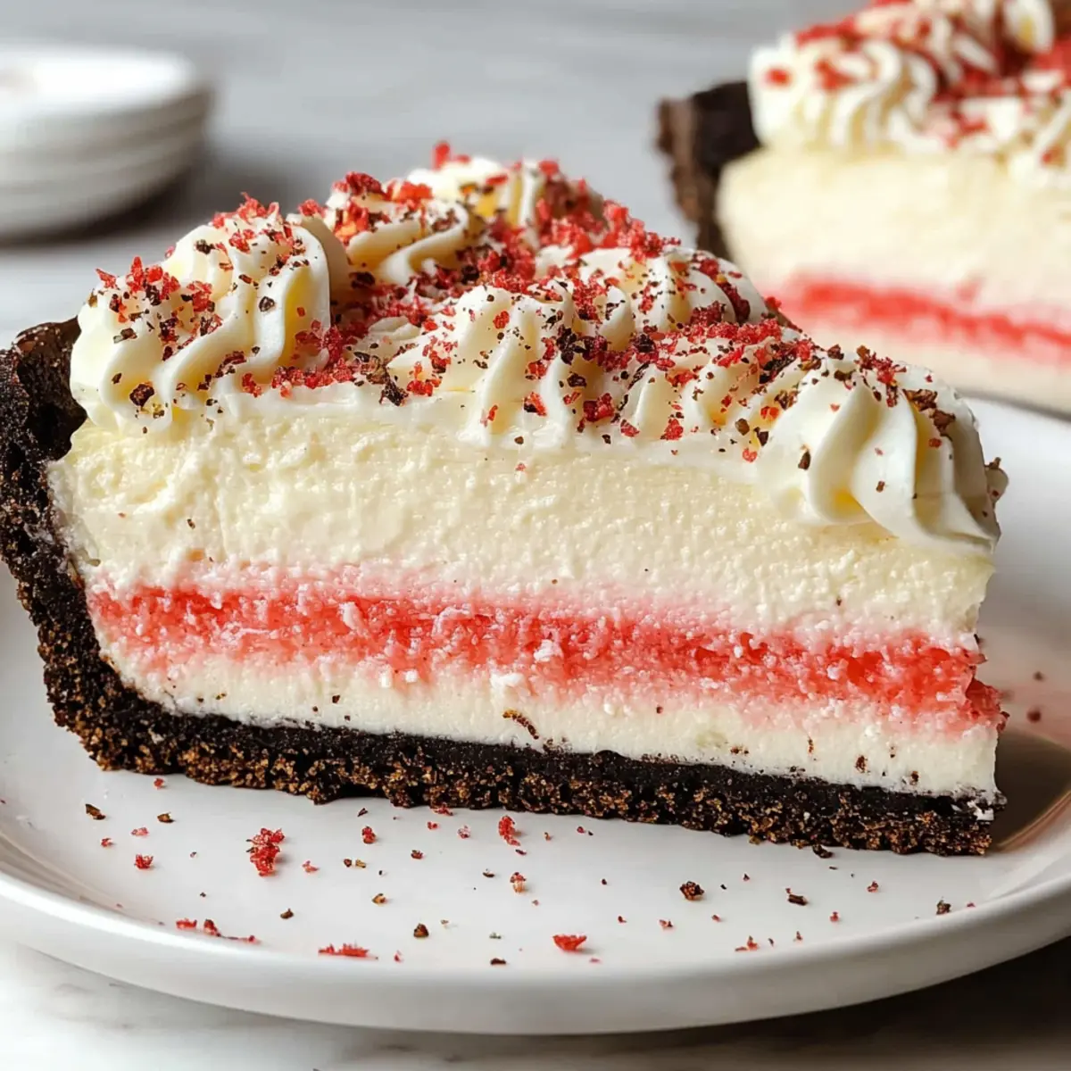 Candy Cane Pie