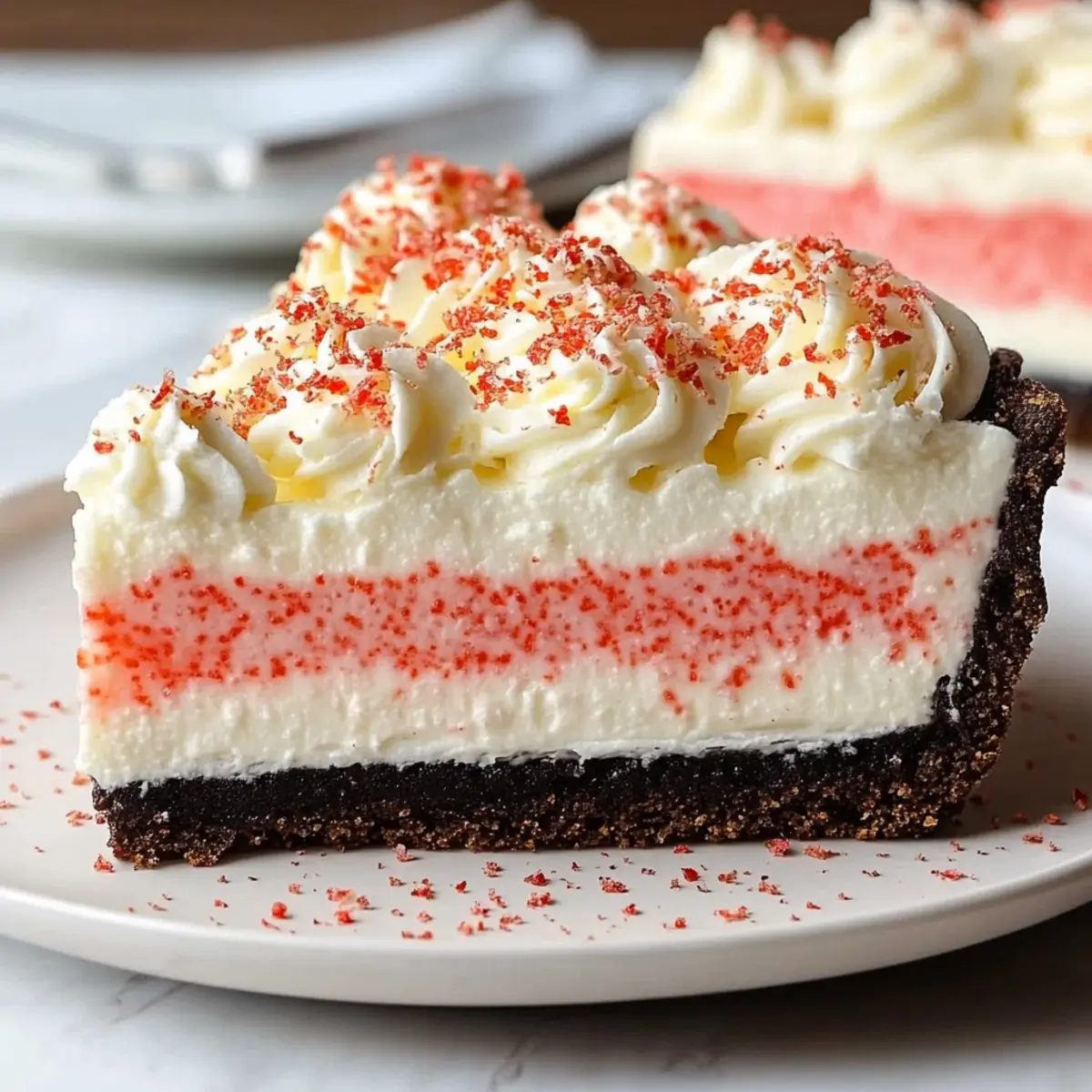 Candy Cane Pie
