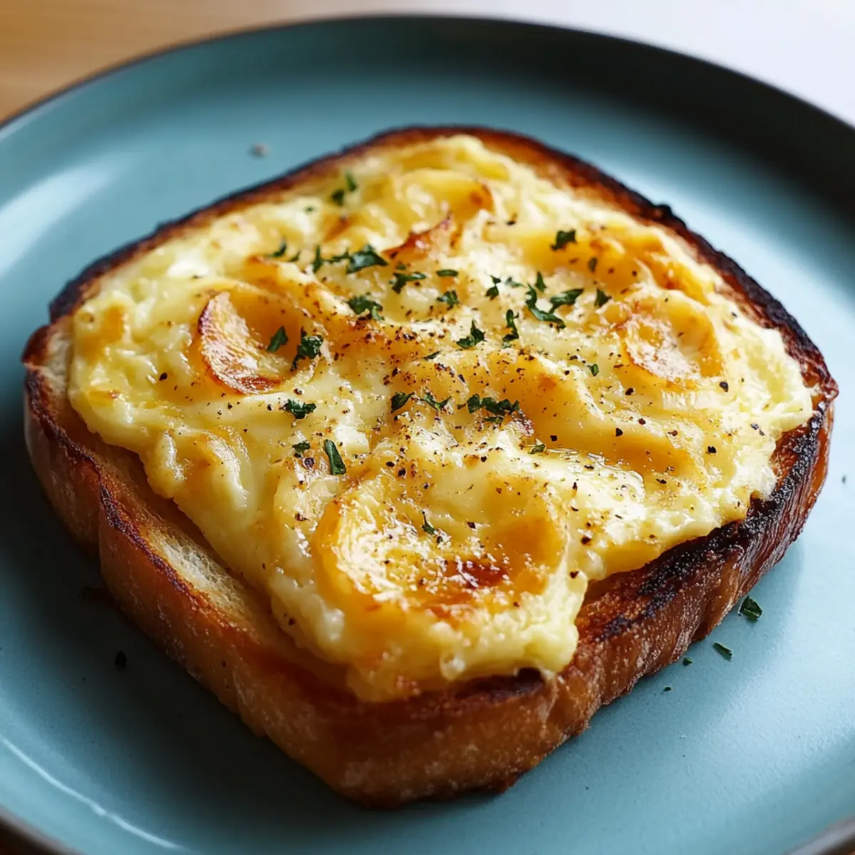 Cheesy Egg Toast