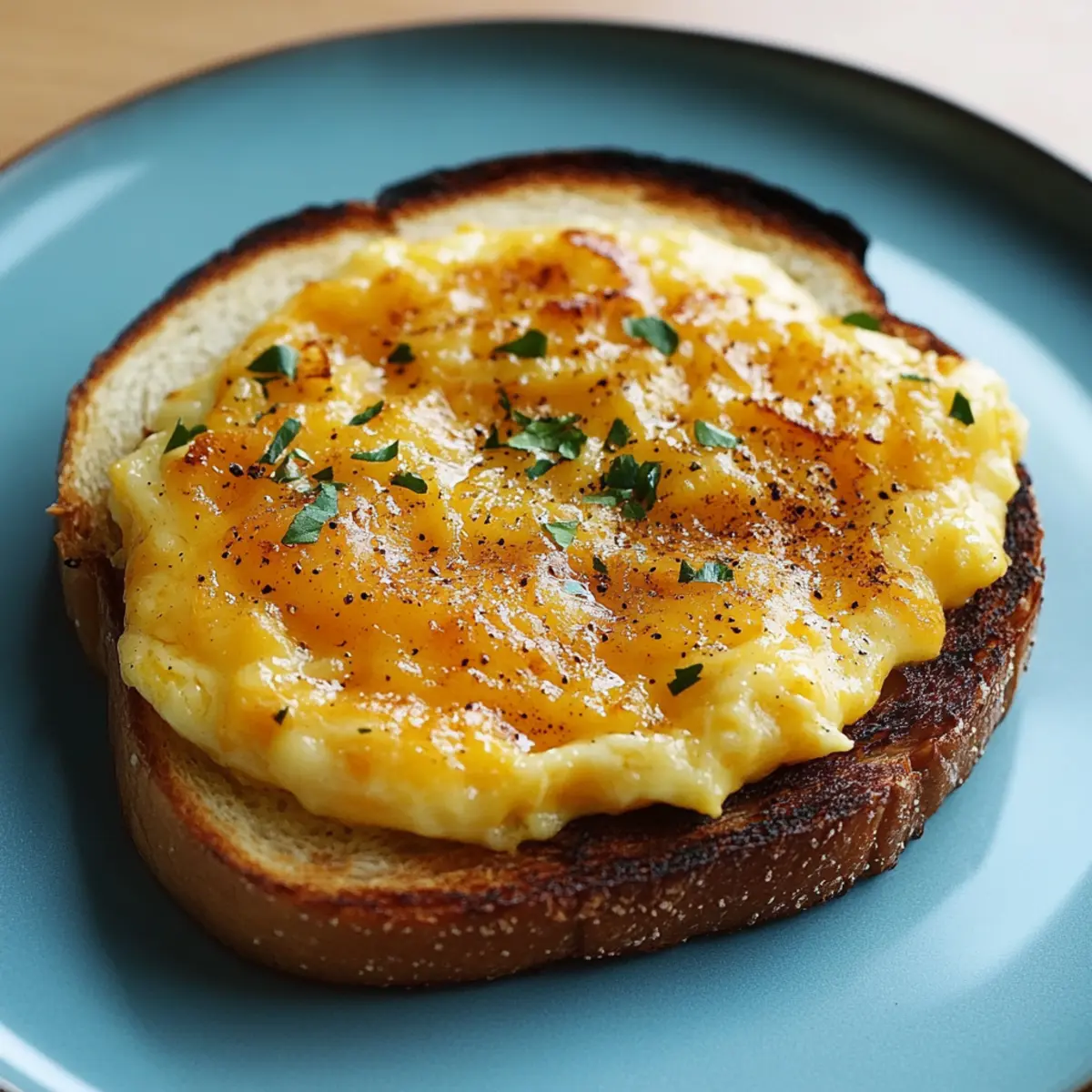 Cheesy Egg Toast