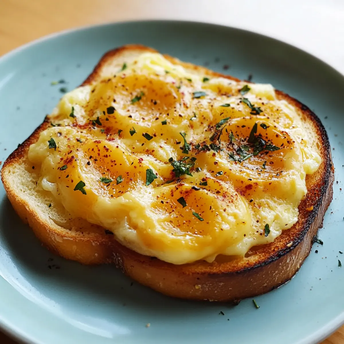 Cheesy Egg Toast