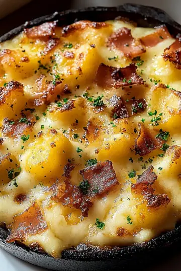 Cheesy Mississippi Mud Potatoes