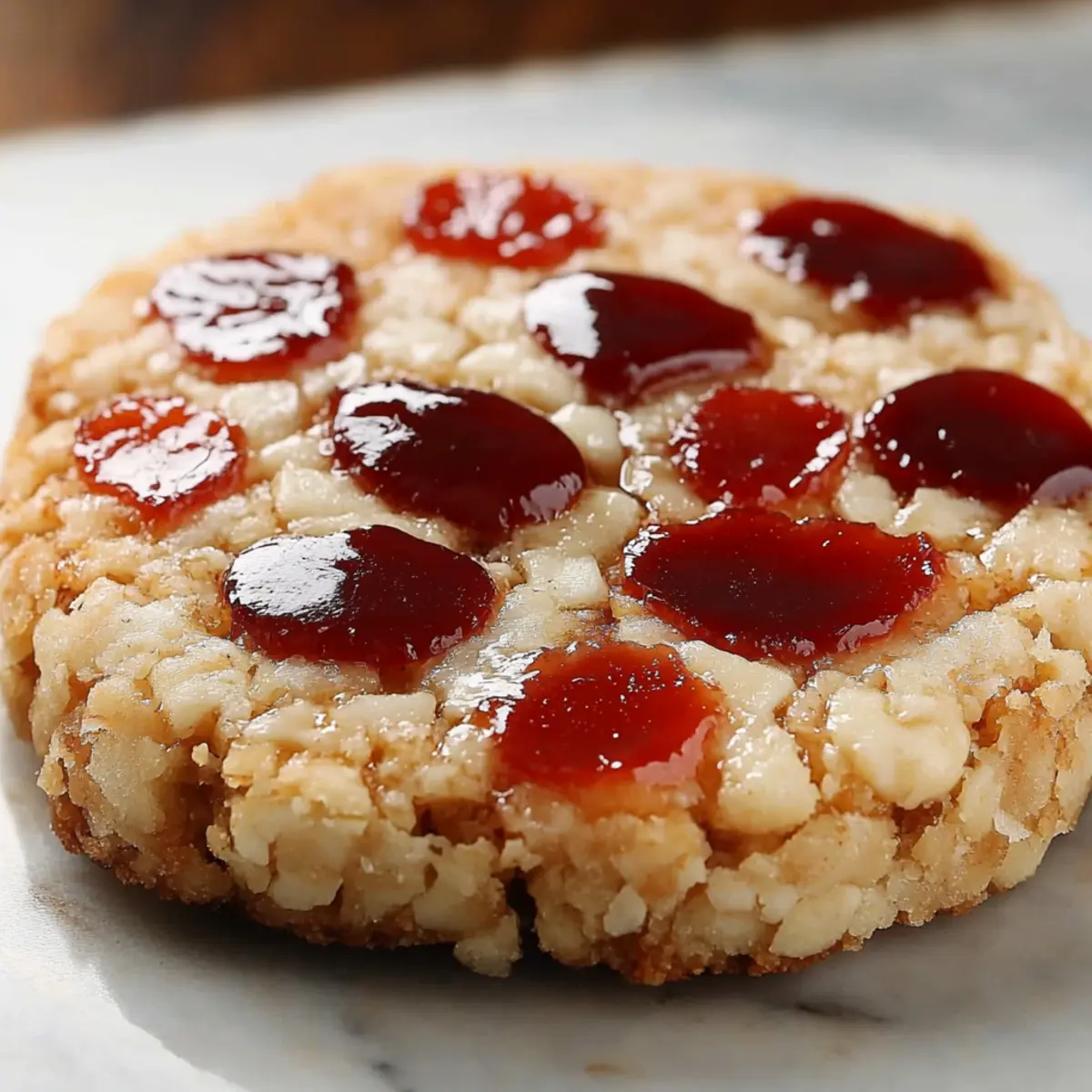 Cherry Almond Shortbread Cookies