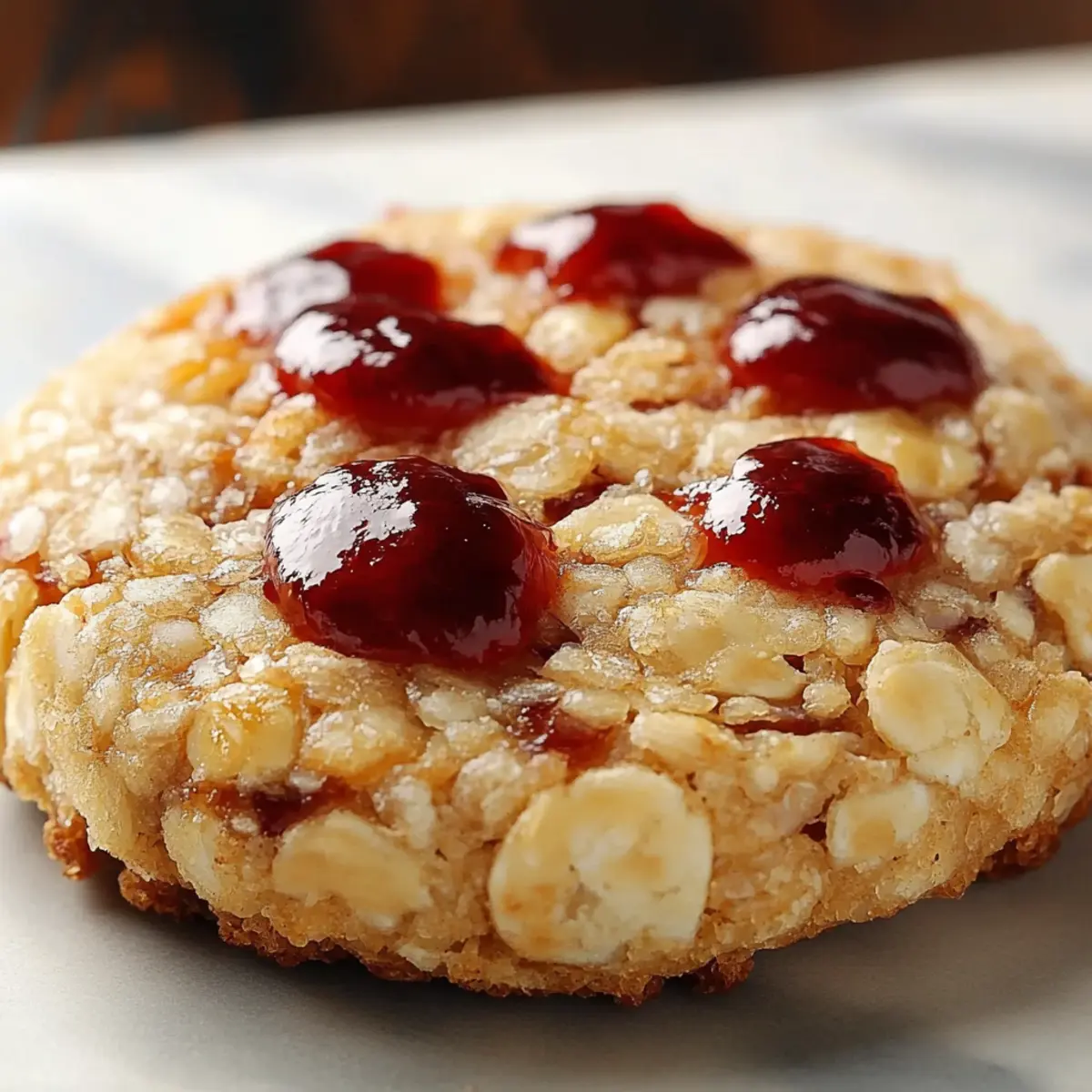 Cherry Almond Shortbread Cookies