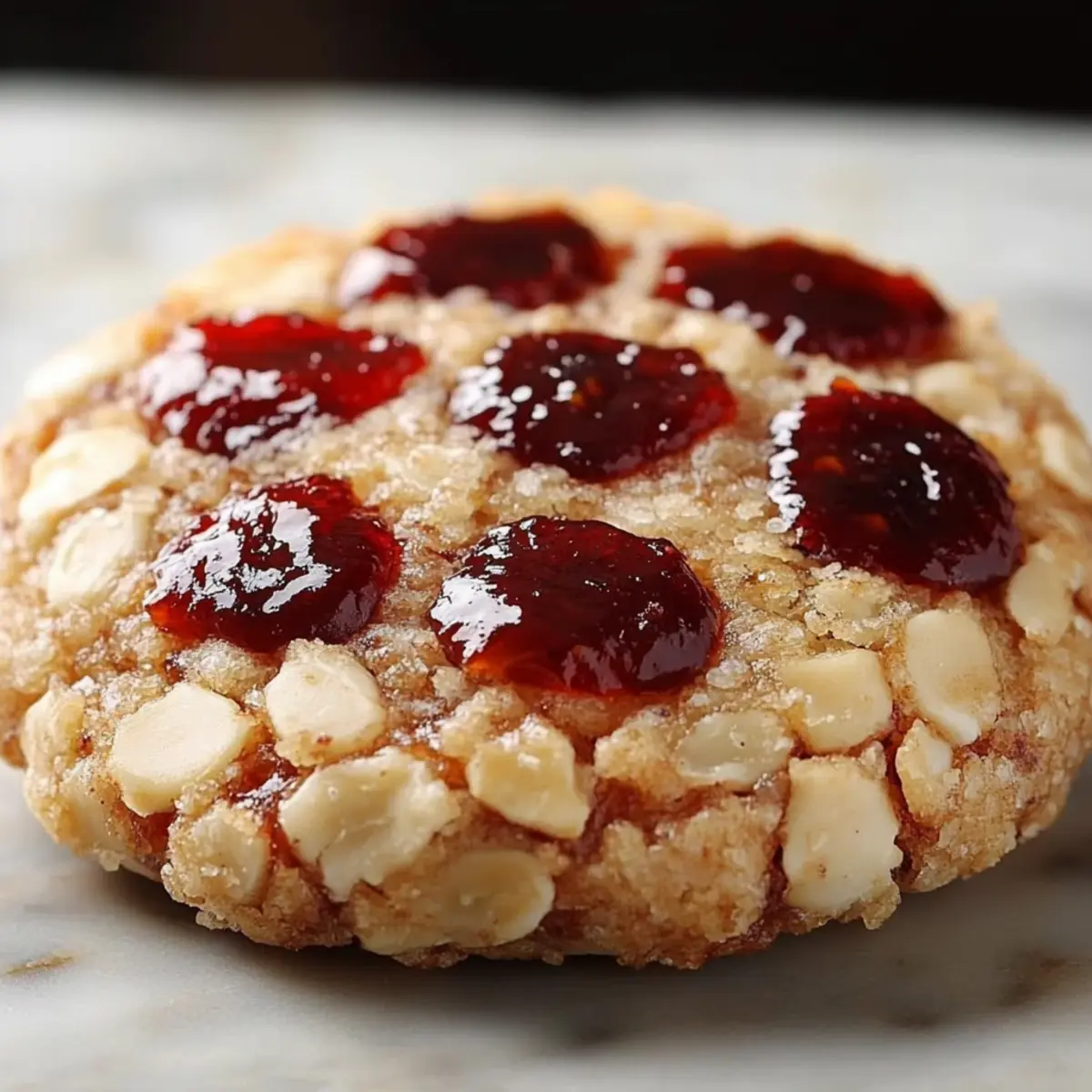 Cherry Almond Shortbread Cookies