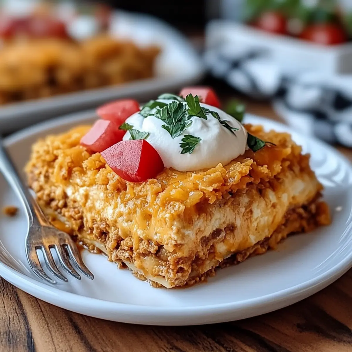 Chicken Enchilada Rice Casserole