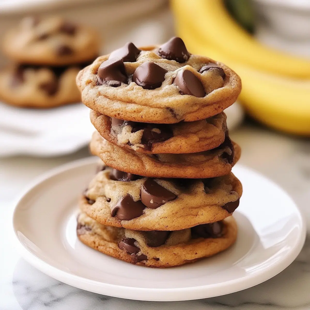 Chocolate Chip Banana Bread Cookies