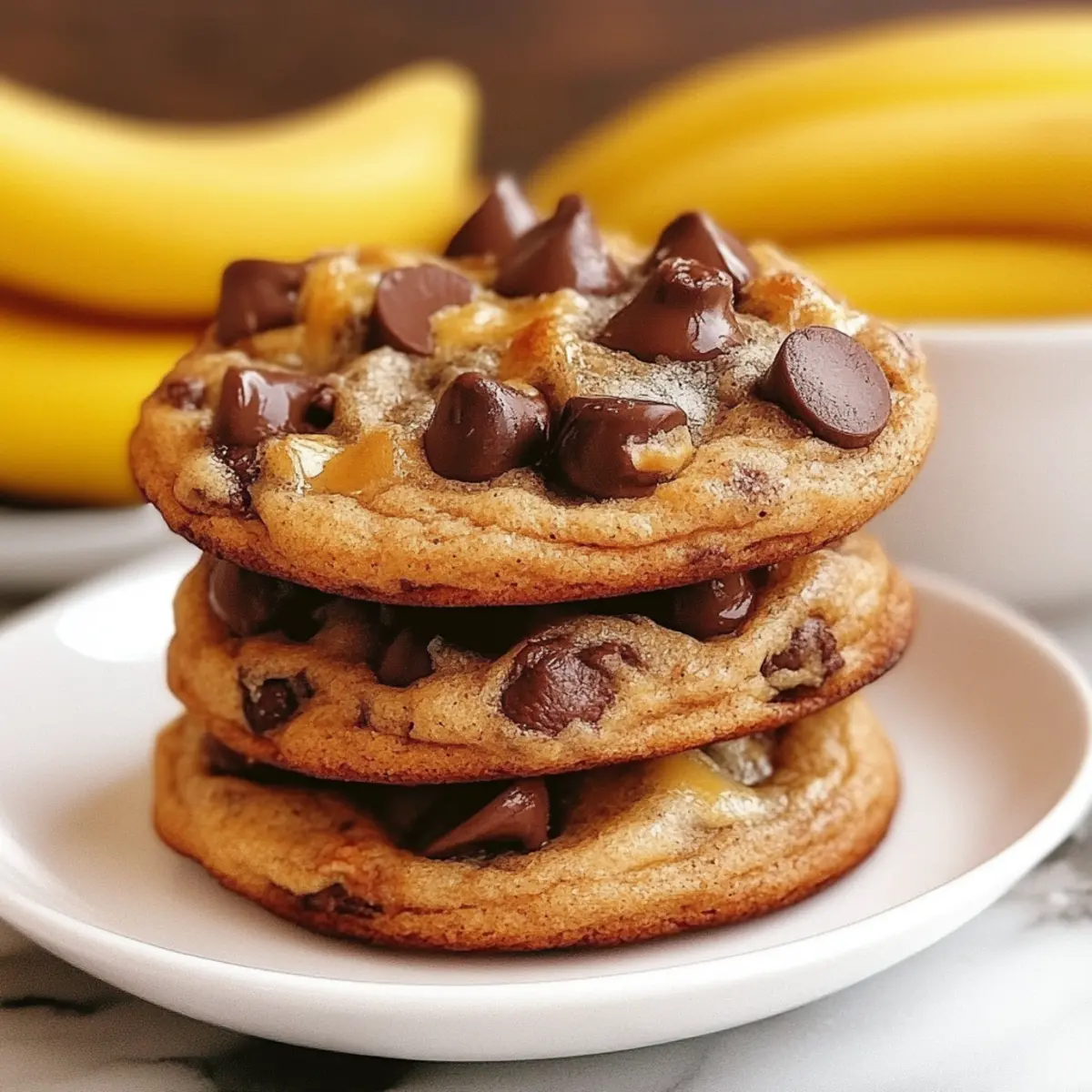 Chocolate Chip Banana Bread Cookies
