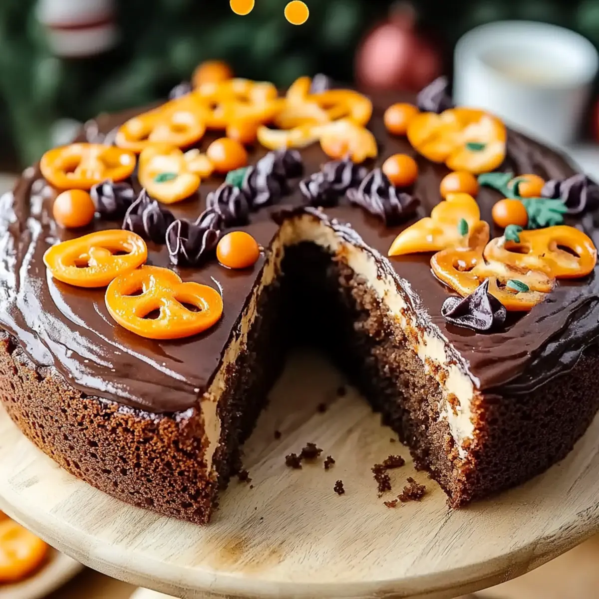 Chocolate Orange Reindeer Cake